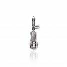 Zinzi silberner Anhänger Slipper CHARMS47