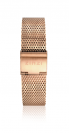 ZINZI Stahl Mesh Uhrenarmband roségoldfarben 14 mm LADYBAND2