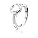 ZINZI silberner Ring Herz weiß LOVER1