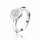ZINZI silberner Ring Herz weiß LOVER3