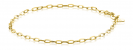 ZINZI Gold 14 Karat Goldarmband mit ovalen Gliedern 2,2 mm breit ZGA291