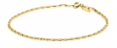 ZINZI Gold 14 Karat Gold Fantasy-Gliederarmband 1,6 mm breit ZGA295