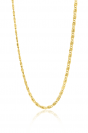 ZINZI Gold 14 Karat Gold Fantasy Glieder Halskette 1,6mm breit und 45cm lang ZGC295