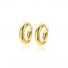 ZINZI GOLD oorringen glad 16x4mm
