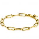 ZINZI zlv.armband gg.verg.paperclip schakels 5.8mm