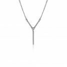 ZINZI Multi-Look-Y-Collier mit doppelten Jasseron-Gliedern und drei glänzenden Stäbchen 42-45cm ZIC-BF106