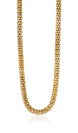 ZINZI silbernes Gliederkette gelb vergoldet 4,5mm breit 45cm ZIC1057G