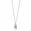 ZINZI zlv. collier met ananas 43/46cm