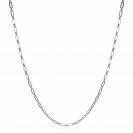 ZINZI silberne Kette 45cm mit 'paperclip' Glieder 2,4mm breit ZIC2033