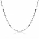 ZINZI zlv. collier plat slang 3.5mm 45cm