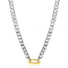 ZINZI zlv. collier gourmet met gg.sluiting 6mm 42cm