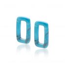 ZINZI zlv. creoolhangers blauw