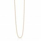 ZINZI zlv. bol collier 45 cm rosé verguld