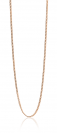 45cm ZINZI silberne Gourmet Kette rosévergoldet ZILC-G45R