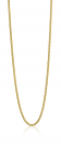 ZINZI zlv. gourmet collier 90 cm geel verguld