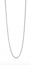 45cm ZINZI silberne Jasseron Kette ZILC-J45