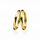 ZINZI * zlv. klapcreolen goud verguld 28x3mm