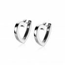 ZINZI silberne Ohrringe 18mm offen Herz Form ZIO2195