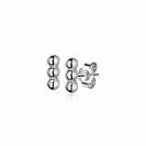 ZINZI silberne Ohrstecker drei Kugeln 6mm ZIO2230