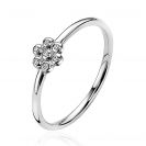 ZINZI zlv. ring bloem met zirconia's mt.56