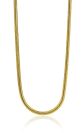 ZINZI zlv. slangencollier 1.5mm 45cm gg.verguld