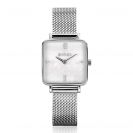 Zinzi Mini vierkant horl.slv. w.plt parelmoer/meshbnd