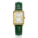 Zinzi Elegance bic.horl.28mm witte w.plt groene band