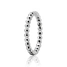 ZINZI silberner Ring glatt Kugel ZIR923