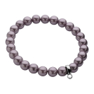 Zinzi Charms StretchArmband one-size violette Perle CH-A20P