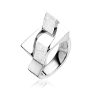 Mart Visser by ZINZI silberner Gourmet  Ring breit  14mm MVR11