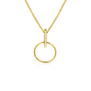 ZINZI GOLD hanger staafje met open rondje 11,5mm