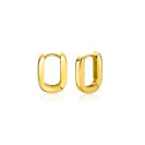 ZINZI GOLD klapcreolen rechthoek 10x7x2mm