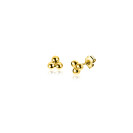 ZINZI GOLD oorknopjes 3x bolletje 2.7mm
