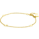 ZINZI GOLD armband met 3 ronde plaatjes