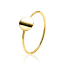 ZINZI Gold 14 Karat Gold Ring glatt rund ZGR215