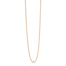 45cm ZINZI silberne Anker Kette rosévergoldet ZILC-A45R