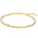 ZINZI zlv. tennisarmband gg.verg.fantasie zirconia's