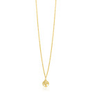 ZINZI zlv. collier gg.verg.met bedel levensboom
