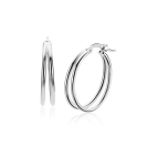 ZINZI zlv. oorringen dubbele draad