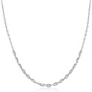 ZINZI zlv. collier marine schakels aflopend