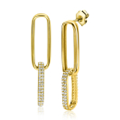 ZINZI zlv.oorhangers gg.verg.paperclip schakels/zirc.