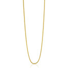 ZINZI zlv. palmier collier 70 cm geel verguld