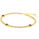 ZINZI zlv. tennisarmband gg.verg.fant.champ/bruin