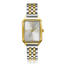 Zinzi Allure horloge 30mm gold/w.plt zilver/bic.band