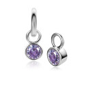 ZINZI zlv.oorb. birthstones licht amethist cz