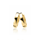 ZINZI silberne Ohrringe gelb vergoldet 17 x 3mm ZIO186G