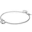 ZINZI silbernes Armband rund weiß ZIA1830