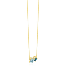 ZINZI zlv. collier gg.verg.baq.lichtblauw/blauw/zirc.