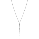 ZINZI zlv. Y-collier popcorn en schakels 43-46cm