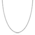 ZINZI zlv. collier koningsschakel massief 2mm